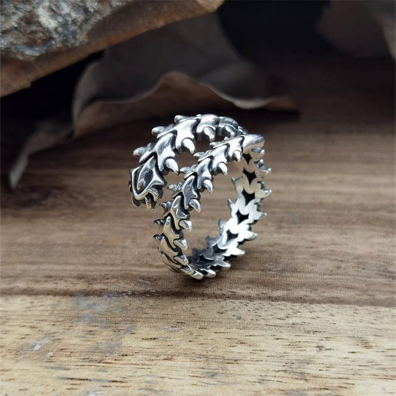 Centipede Bone Ring - SteelPunks