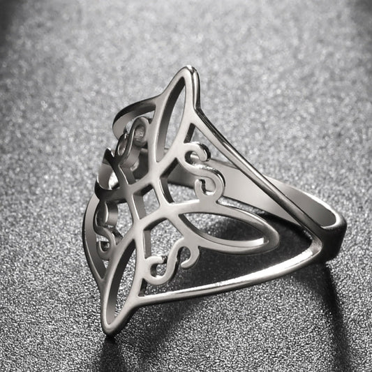 Witch Knot Stainless Steel Ring - SteelPunks